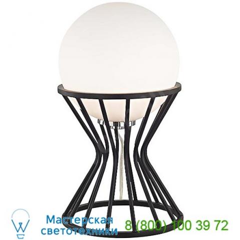 Hl194201-pn/bk petra table lamp mitzi - hudson valley lighting, настольная лампа