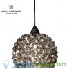 Wac lighting gia pendant light (black ice/brushed nickel/no canopy/led) - open box return