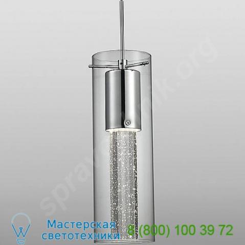 Champagne led mini pendant light - open box return kuzco lighting ob-pd4401-ch, опенбокс