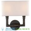 Dubois 2 light wall sconce hudson valley lighting 1022-agb, настенный светильник