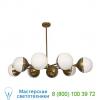 790 rio oval 8 light chandelier robert abbey, светильник