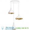 Swell 3-pendant chandelier swel chan 1 mix blk/bra pablo designs, светильник