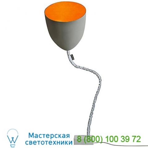 Flower cemento grey/white flower cemento floor lamp in-es art design, светильник