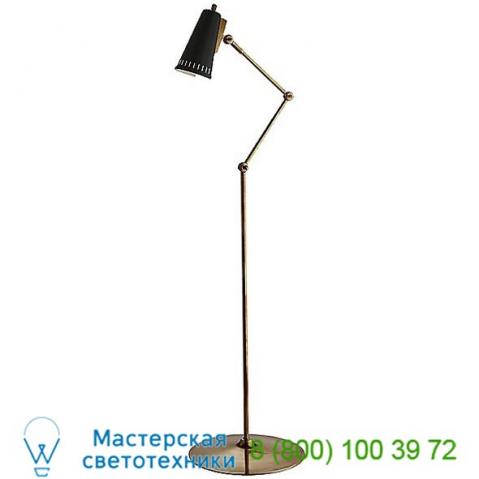 Visual comfort tob 1231hab-aw antonio articulating floor lamp, светильник