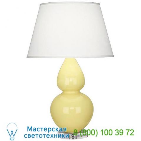 Double gourd lucite table lamp - large a606 robert abbey, настольная лампа