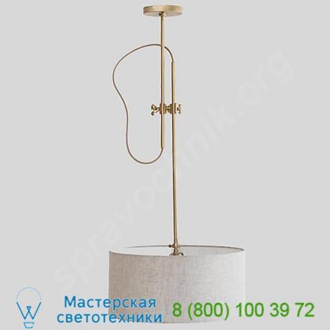 Shaded pendant light ws-1606hr-101 workstead, светильник