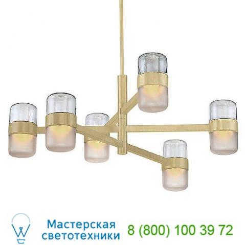 Jazz led chandelier pd-25728-al modern forms, светильник