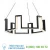 Pd-60828-bk gotham led chandelier modern forms, светильник