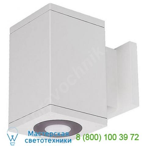 Wac lighting dc-ws06-u827b-bk cube architectural 6" ultra narrow led wall sconce, уличный настенный