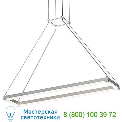 Stix rectangle led linear suspension (al/j-20)-open box sonneman lighting, светильник