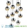 Grapes 12 light led round multipoint pendant 2917. 01-sml sonneman lighting, светильник