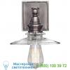 Covington wall sconce with clear glass visual comfort chd 2473ab-cg, настенный светильник