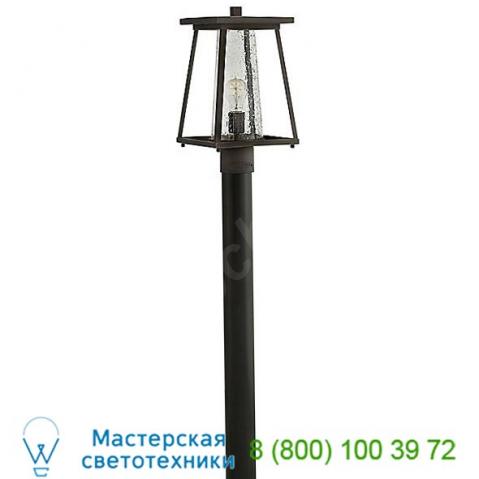 Burke outdoor post light hinkley lighting 2791oz-cl, светильник для садовых дорожек