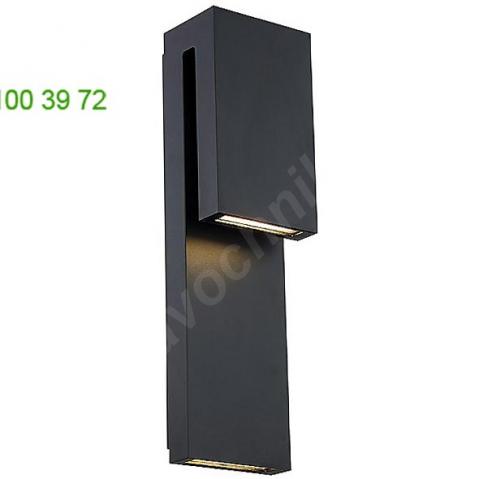 Ws-w13718-bk double down outdoor wall sconce modern forms, уличный настенный светильник