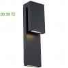 Ws-w13718-bk double down outdoor wall sconce modern forms, уличный настенный светильник