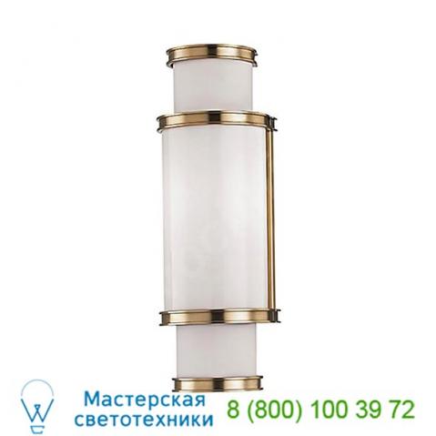 Malcolm led bath light hudson valley lighting 6622-agb, светильник для ванной