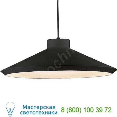 Koma edo led pendant light (satin black/incandescent) - open box sonneman lighting, светильник