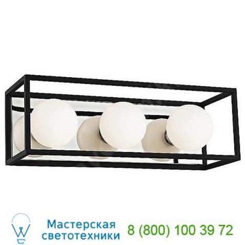 Aira bath bar h141302-agb/bk mitzi - hudson valley lighting, светильник для ванной