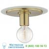 H137501s-agb/bk milo flush mount ceiling light mitzi - hudson valley lighting, светильник