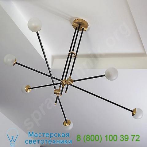 Intueri light si-6-bla/pb bullarum si-6 chandelier, светильник