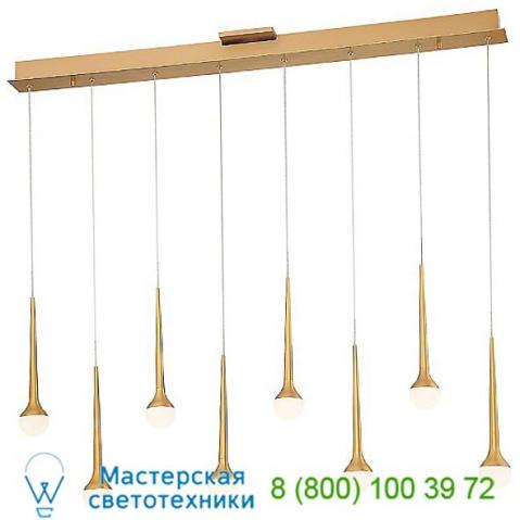 Honey drip led linear suspension light george kovacs , светильник