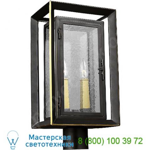 Feiss urbandale 2 light outdoor post light ol13807anbz/pbb, светильник для садовых дорожек