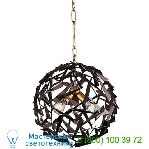 Bermuda orb pendant light 286c03agrb varaluz, светильник