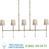 Sk 5055bz-np camille 5-light linear suspension light visual comfort, светильник