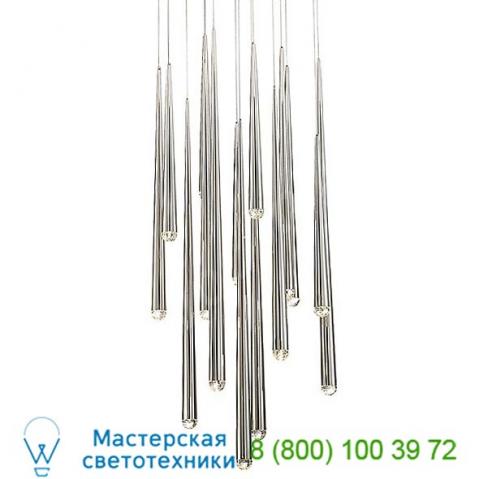 Modern forms pd-41703r-pn cascade round multi-light pendant light, светильник