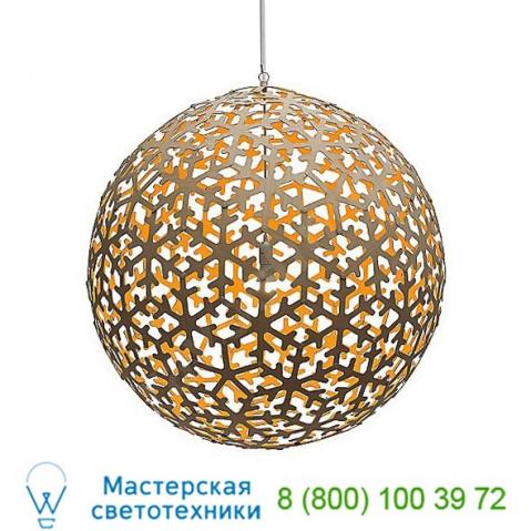 David trubridge pola pendant light pla-0800-nat-aqu, светильник