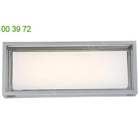 Framed led outdoor wall sconce modern forms ws-w73614-bz, уличный настенный светильник