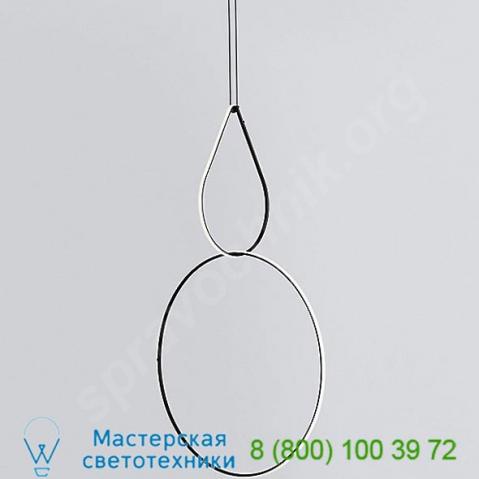 Flos arrangements drop up round large suspension, светильник