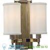 Hudson valley lighting 1122-pn palmdale two light wall sconce, настенный светильник бра