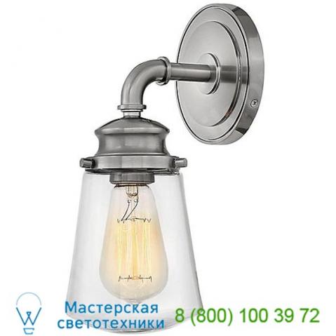 Fritz bathroom wall light hinkley lighting 5030bn, настенный бра