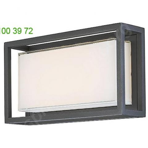 Ws-w73614-bz framed led outdoor wall sconce modern forms, уличный настенный светильник