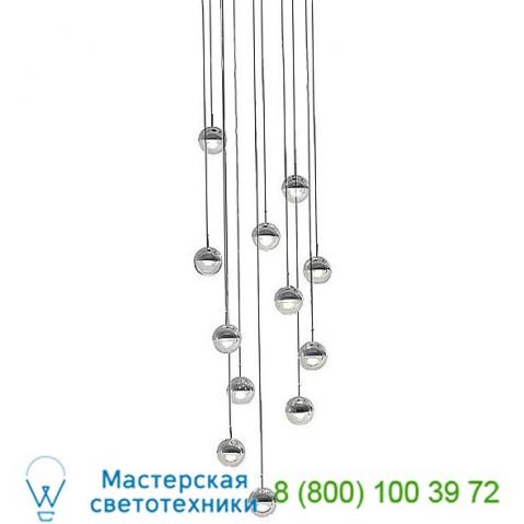 Sld-1010pc12-brs dora p12 multi-light pendant light seed design, светильник