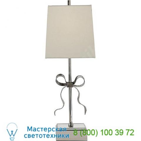 Visual comfort ellery gros-grain bow table lamp ks 3111pn-l, настольная лампа