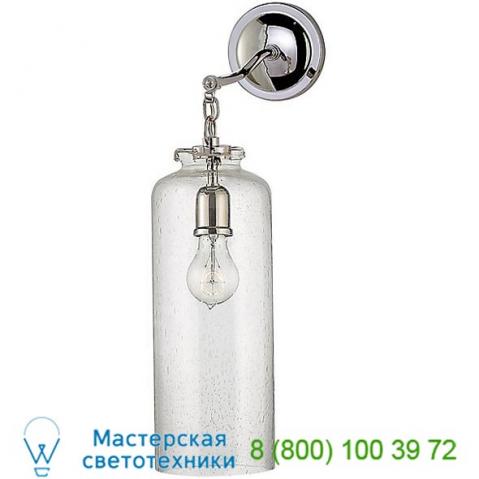 Katie cylinder bathroom wall light visual comfort tob 2226bz/g3-cg, настенный бра