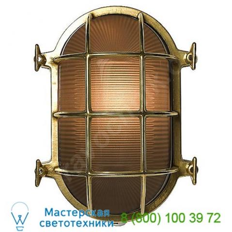 Bt-dp7034/br original btc oval brass bulkhead outdoor wall light, уличный настенный светильник