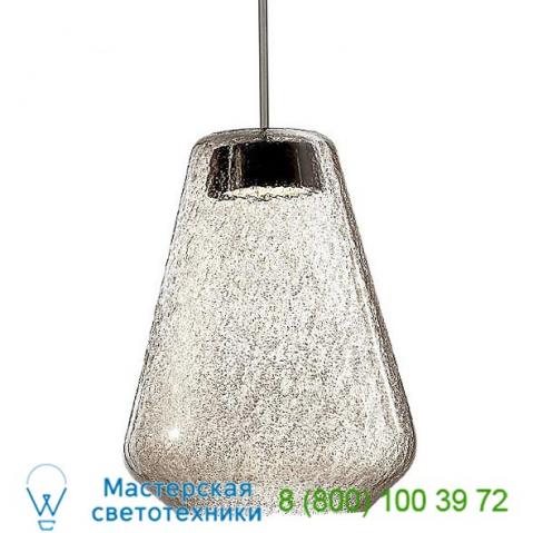 Brazen tapered led pendant light modern forms pd-49717-ca/bn, светильник