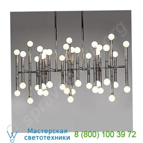 Z687 meurice rectangular chandelier robert abbey, светильник