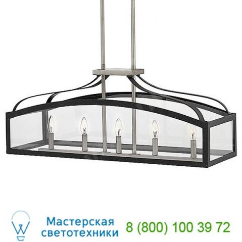 Hinkley lighting clarendon linear suspension light 3416dz, светильник