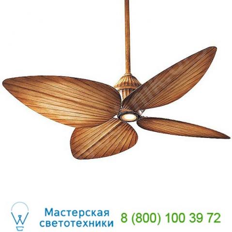 Minka aire fans gauguin indoor/outdoor ceiling fan with light f581-bg, светильник