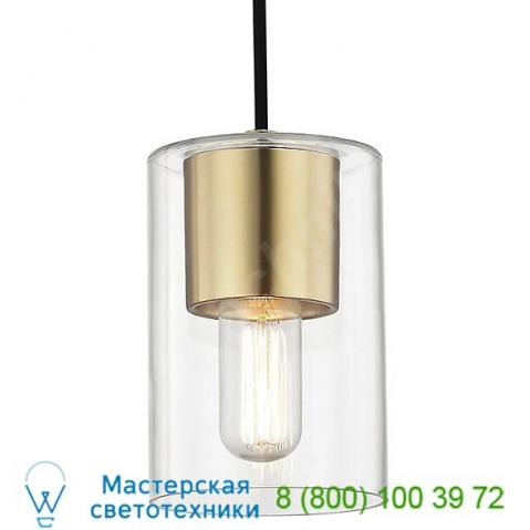 Lula pendant light h135701-agb mitzi - hudson valley lighting, светильник