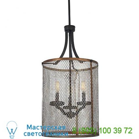 4692-107 minka-lavery marsden commons drum shade pendant light, подвесной светильник