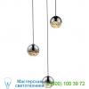 Grapes 3 light led round multipoint pendant sonneman lighting 2914. 01-sml, светильник