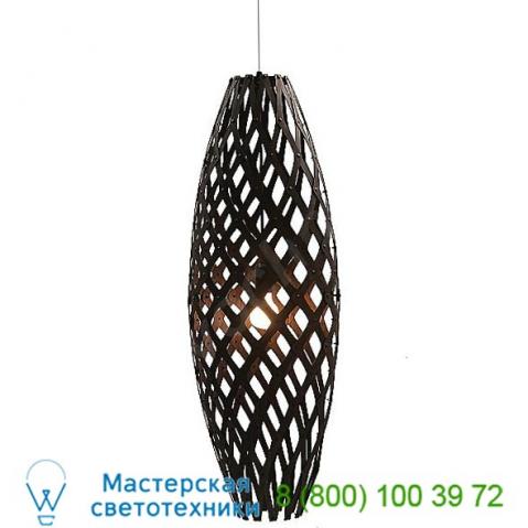 Hin-1400-blk-blk hinaki led pendant light david trubridge, светильник