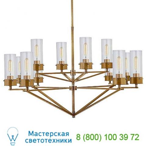 Tob 5303bz/hab-cg visual comfort marais 2-tier chandelier, светильник