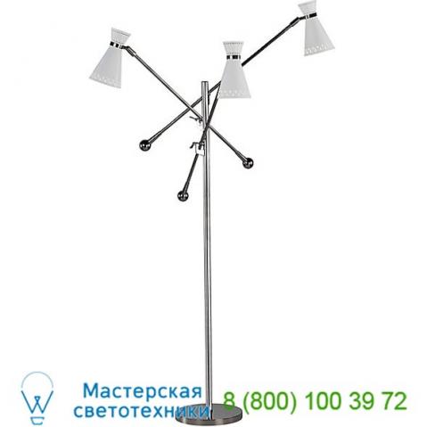 Havana adjustable 3-light floor lamp  robert abbey, светильник