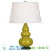 Cr32x robert abbey small triple gourd table lamp with metal base, настольная лампа